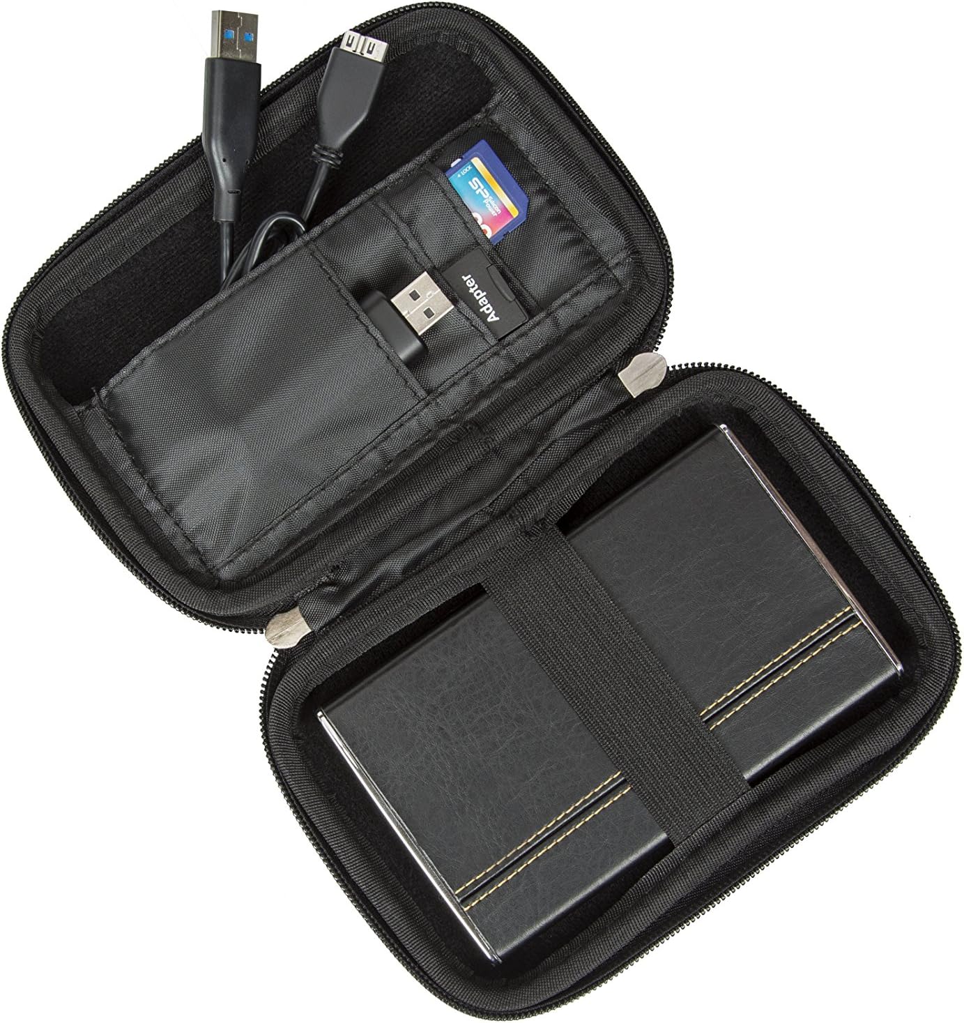 RIVACASE 9102 PU Case for 2.5 inch HDD - Black