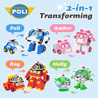 Silverlit Sl83172 Robocar Transformables - Amber, Oranje