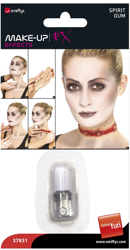 Smiffys Smiffys Make-Up FX, Spirit Gum, Clear