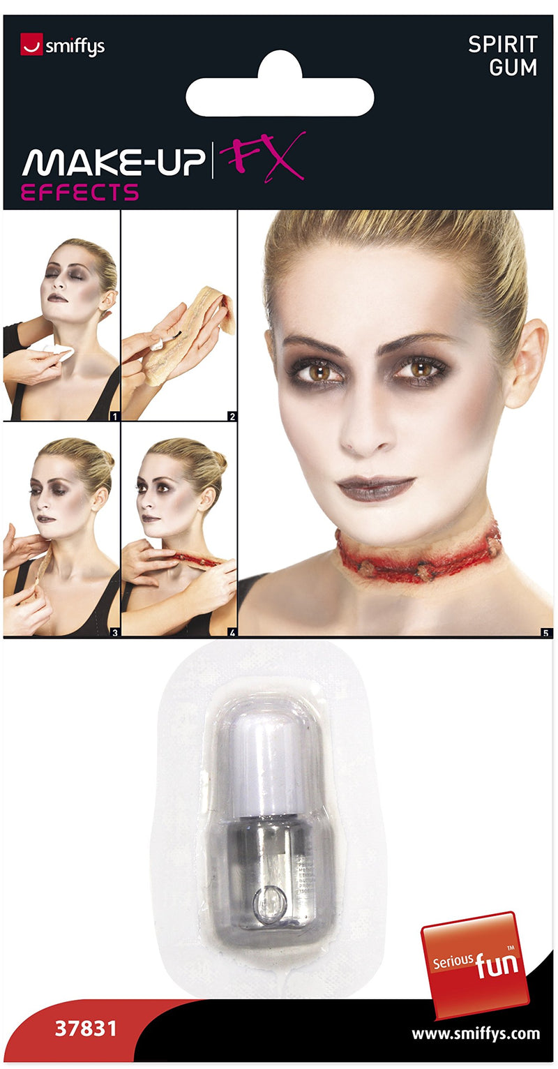 Smiffys Smiffys Make-Up FX, Spirit Gum, Clear