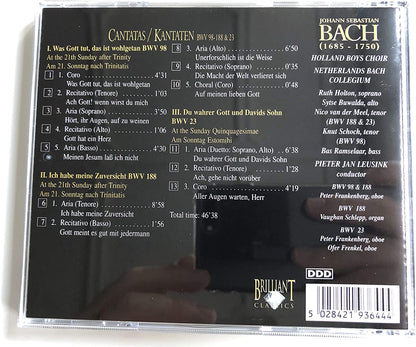 Bach Edition: Cantatas BWV 98, 188, 23 / Leusink