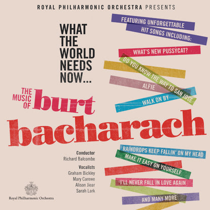 What He World Needs Now...The Music of Burt Bacharach