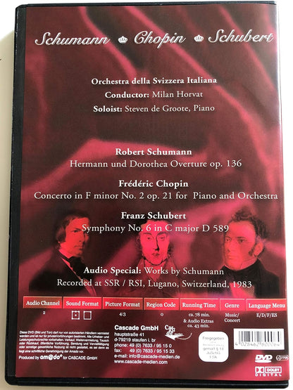 Schumann Chopin Schubert
