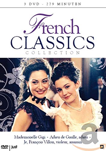 Cinéma Francaise Trilogie: MADEMOISELLE GIGI / ADIEU DE GAULLE, ADIEU / JE, FRANCOIS VILLON, VIOLEUR, ASSASSIN (3 DVD Box