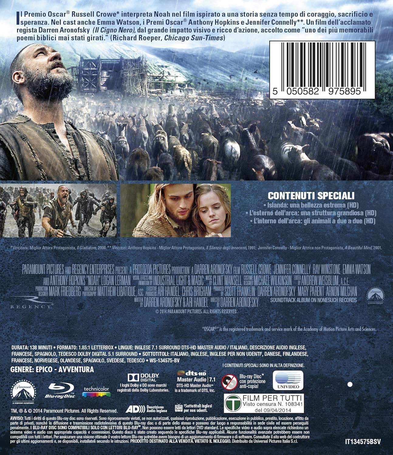 noah blu_ray Italian Import