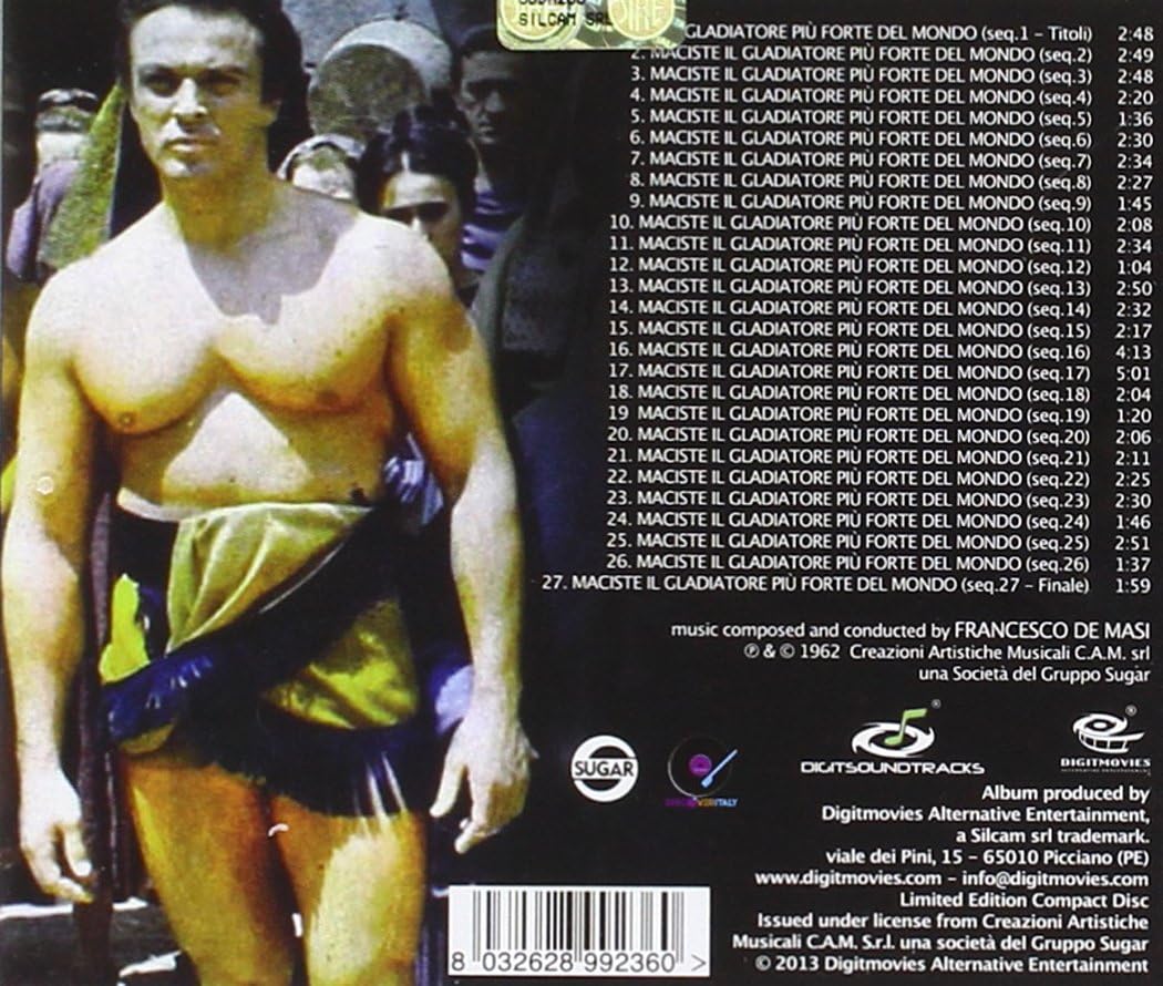 MacIste, Il Gladiatore Più Forte Del Mondo Colossus of the Arena Soundtrack