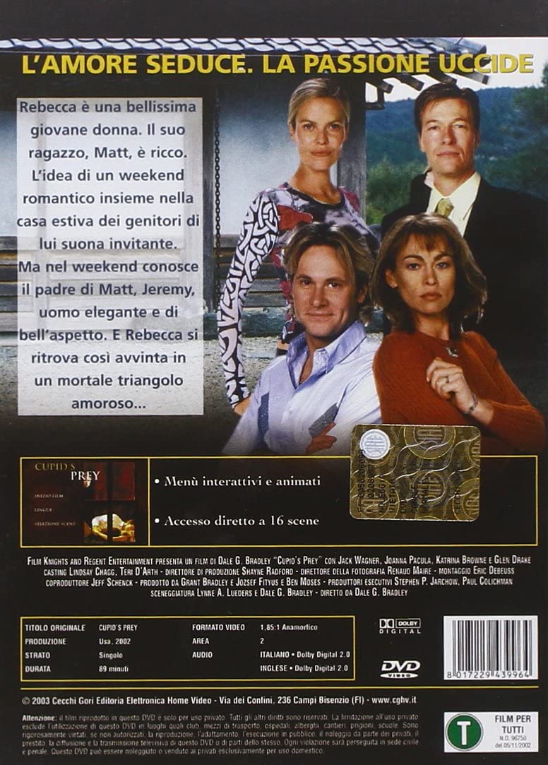 cupid's prey (dvd) italian import