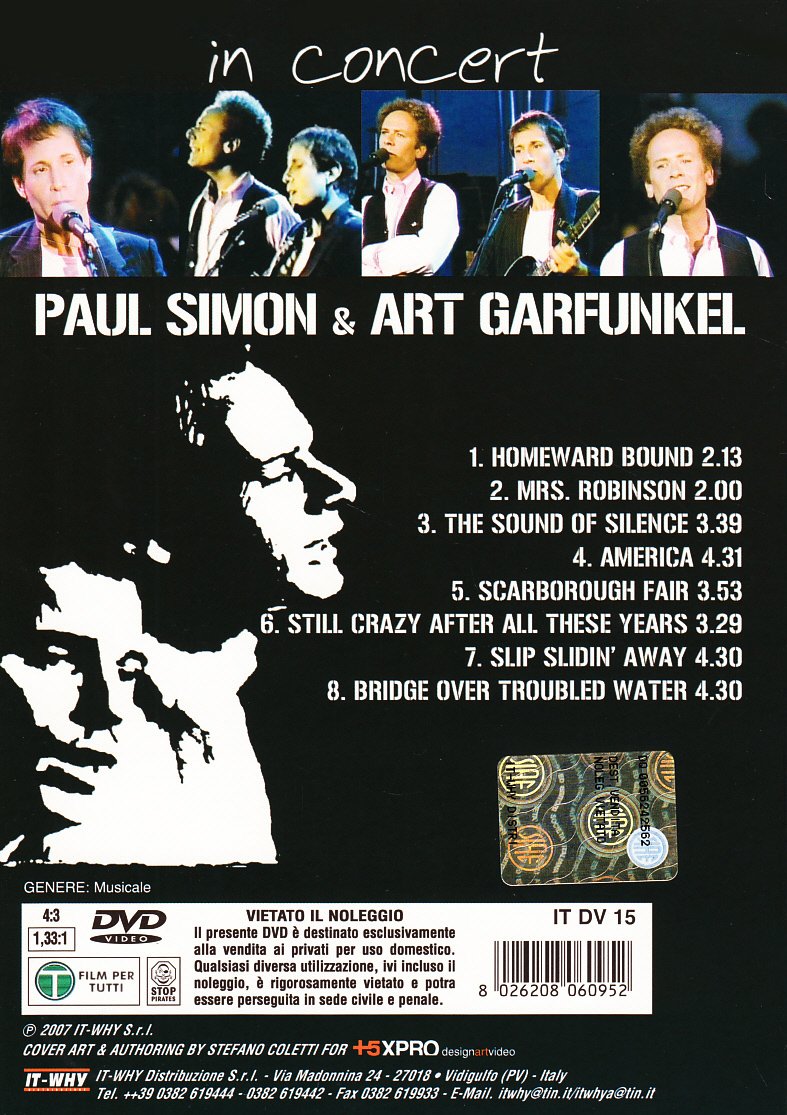 Paul Simon & Art Garfunkel - in concert