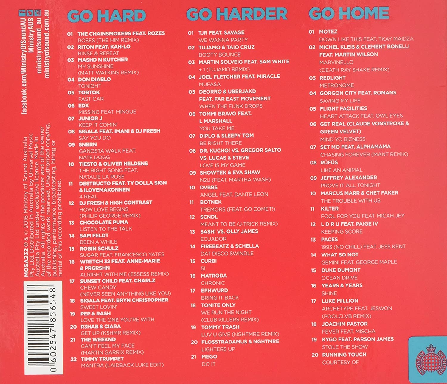 Ministry Of Sound: Go Hard Or