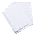 Rexel Printable Inserts for Rexel Suspension File Crystal Tabs, White, Crystalfile, Pack of 51, 78050