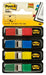 Post-it Index Small Flags, Pack of 4 Dispensers, 35 Flags per Dispenser,11.9 mm x 43.2 mm, Yellow, Red, Green, Blue Colors - To Mark, Highlight or Color Code Important Information