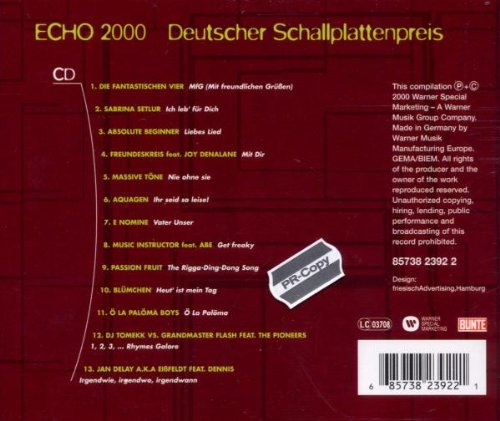 Echo 2000 - Deutscher Schallplattenpreis