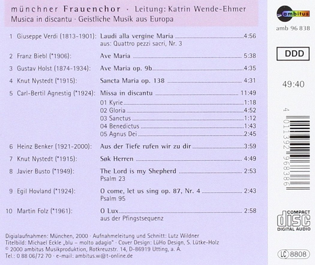 Geistliche Musik aus Europa
