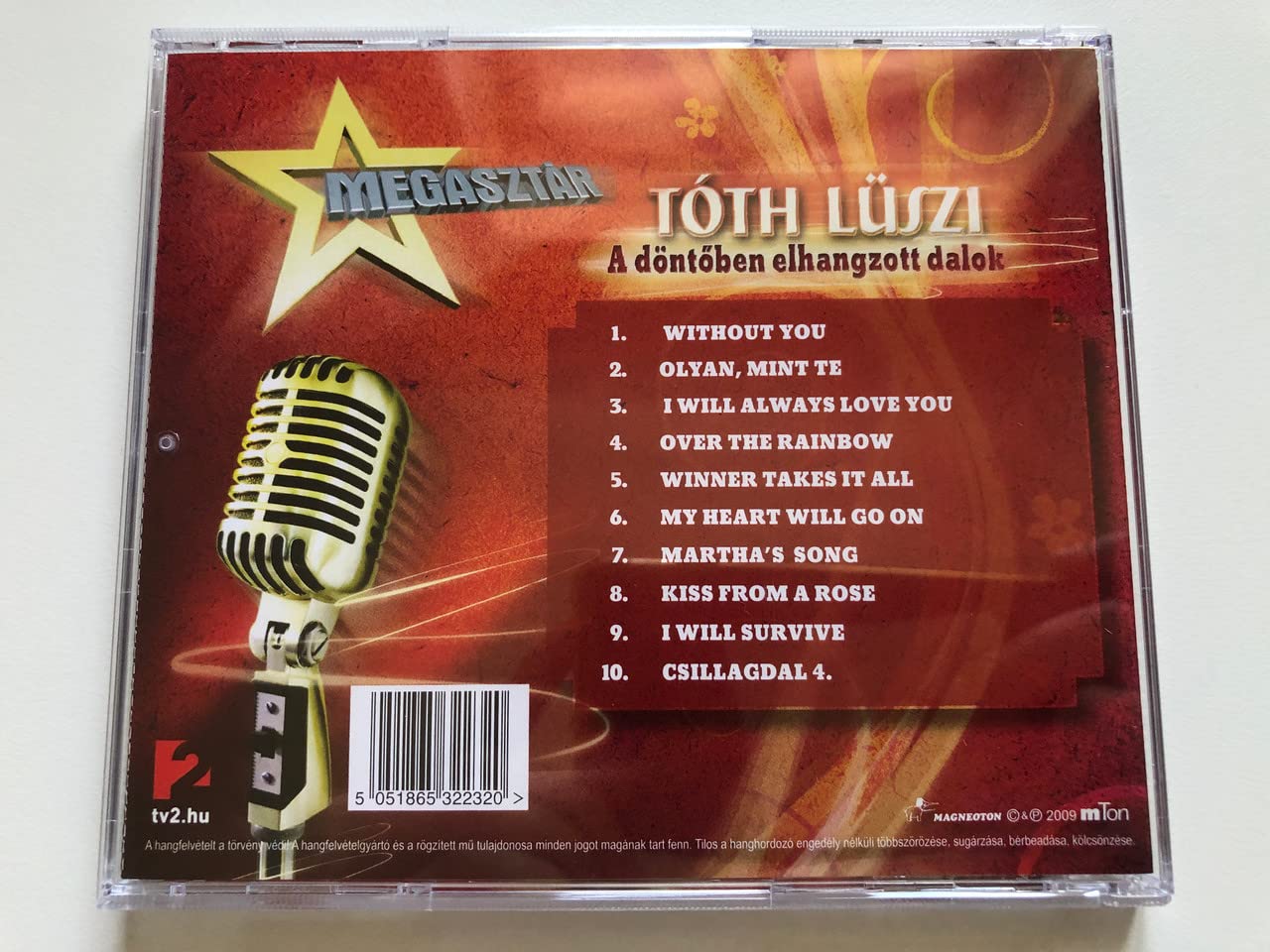 Toth Lüszi-a Döntöben Elhangzott Dalok