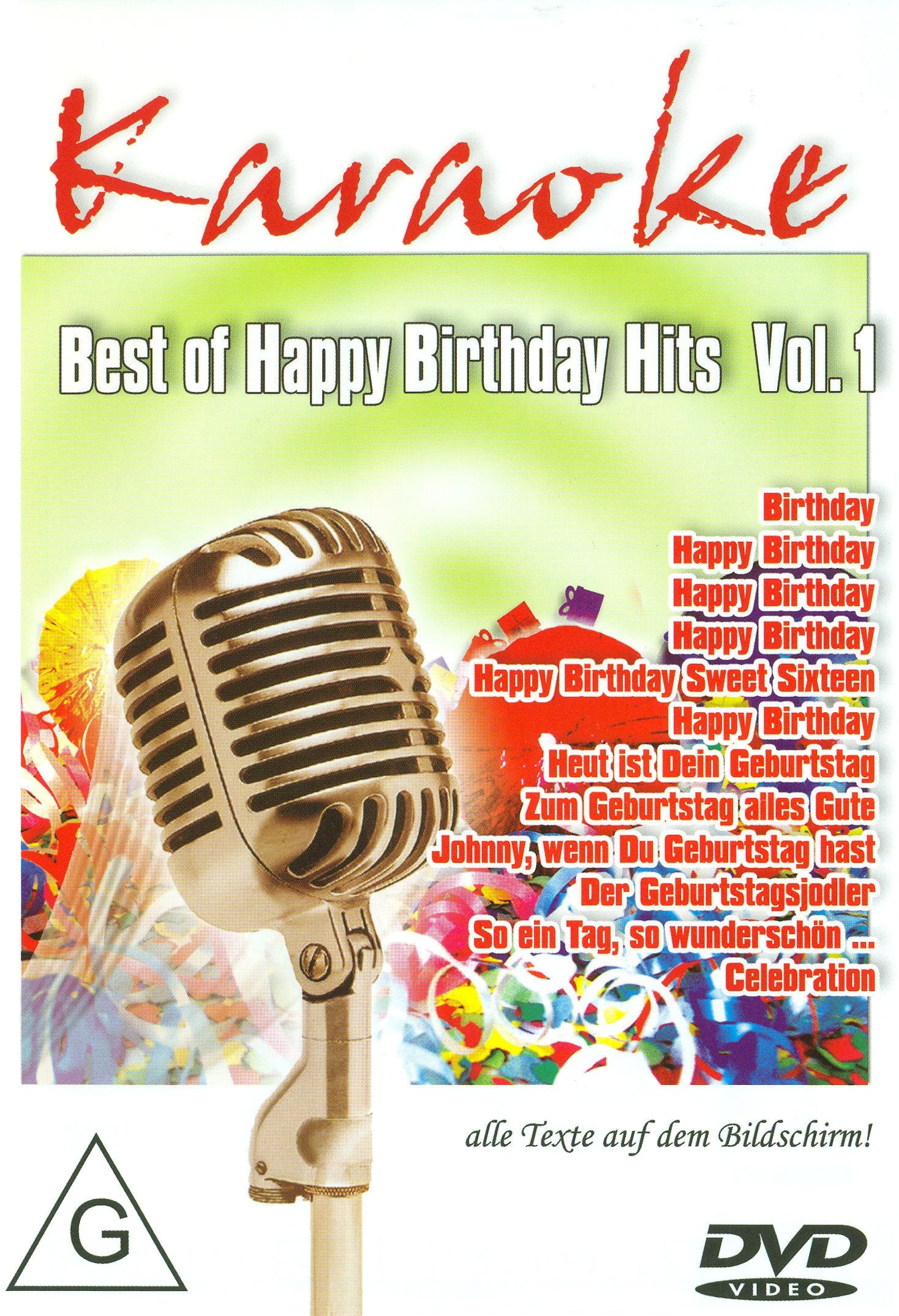 Best of Karaoke - Happy Birthday Hits Vol. 01