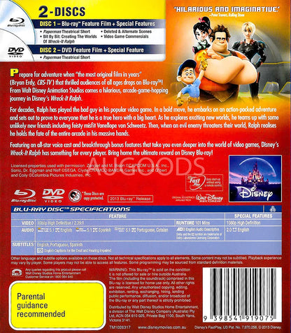 Wreck-It Ralph (Blu-ray/DVD