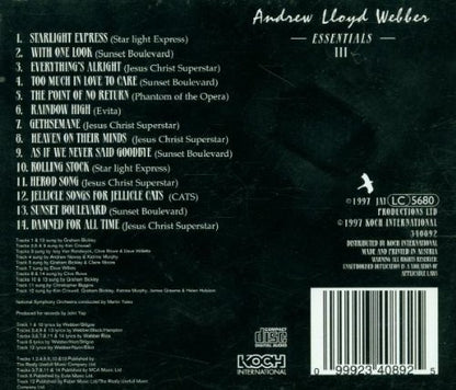 Essentials Iii - Andrew Lloyd Webber