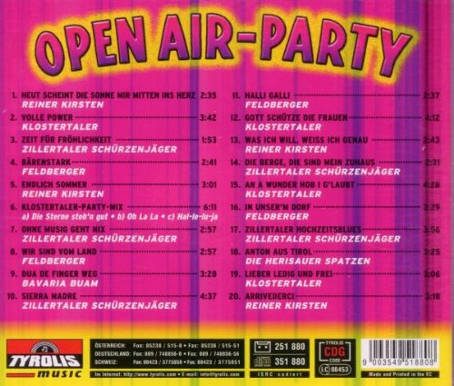 Open Air-Party (Klostertaler - Schürzenjäger - Feldberger)