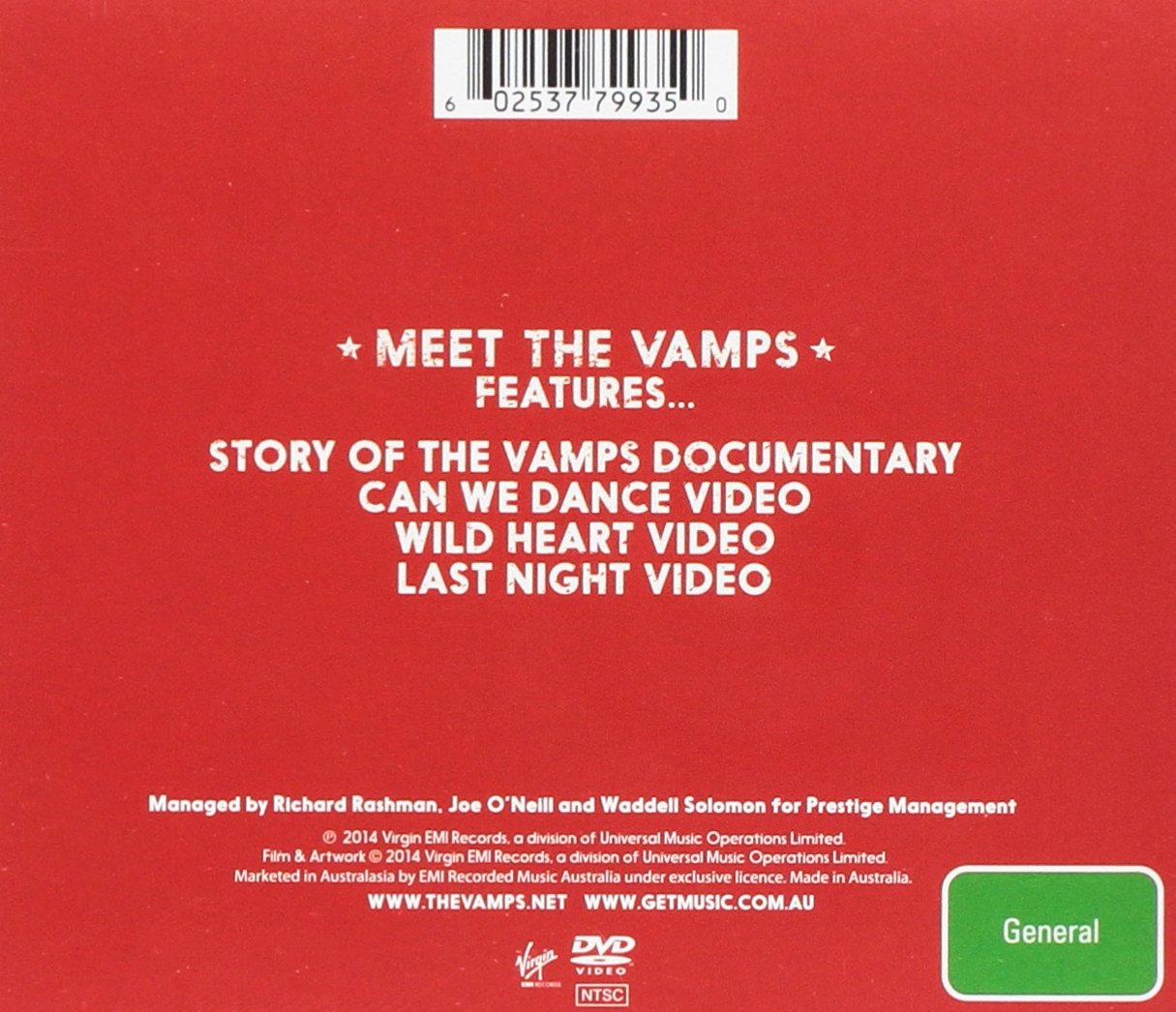 VAMPS - MEET THE VAMPS (1 DVD