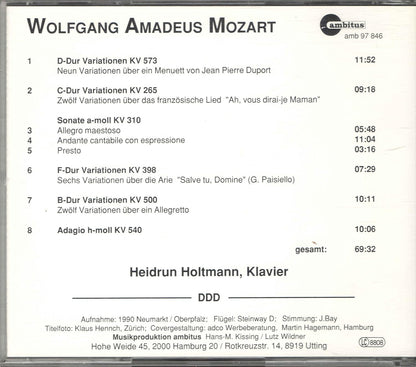 Mozart Variationen Für Klavier