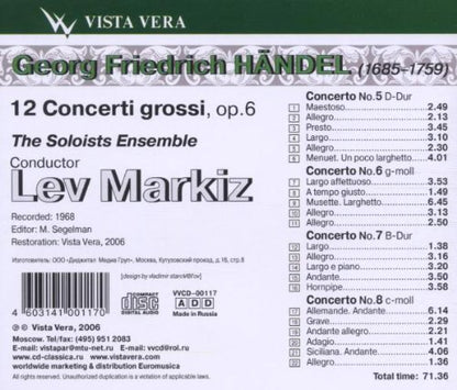12 Concerti Grossi Op.6