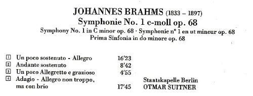 Hochwertige 3 CD Geschenkbox von Ars Vivendi: BRAHMS: SINFONIEN 1-3
