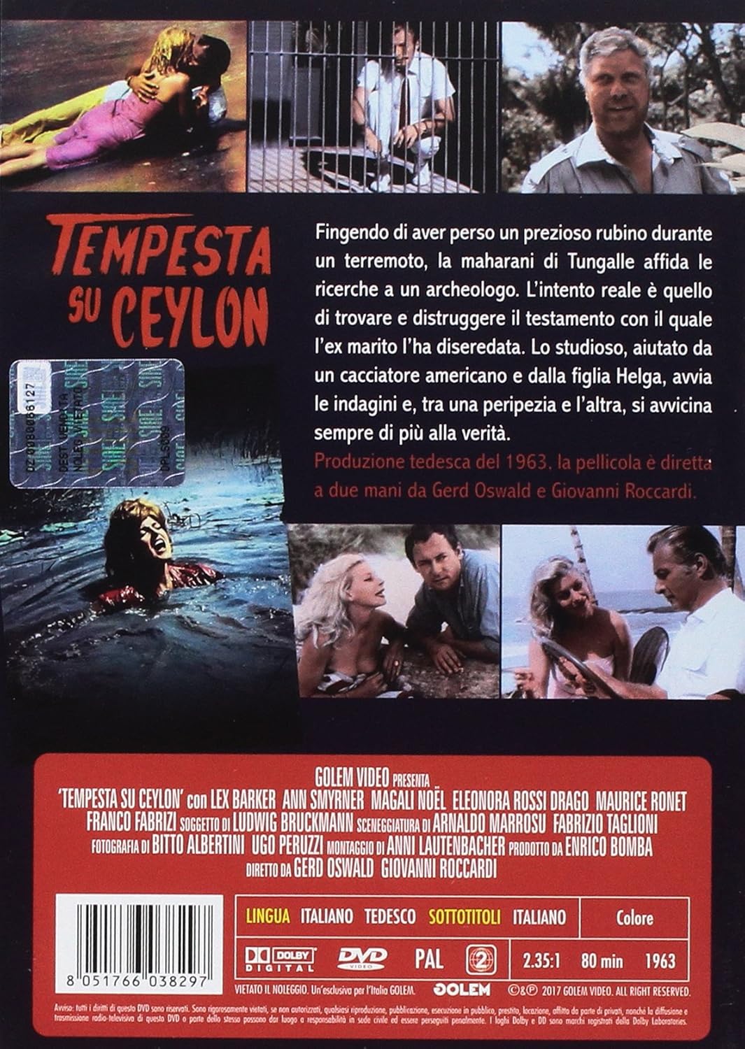 tempesta su ceylon DVD Italian Import