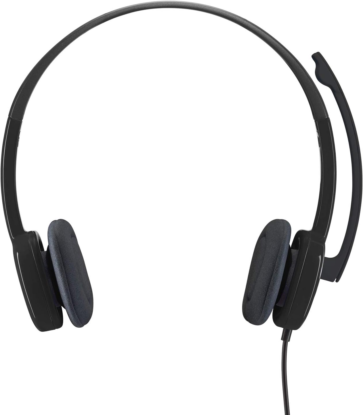 Logitech H151 Wired Headset, Stereo Headphones with Rotating Noise-Cancelling Microphone, 3.5 mm Audio Jack, In-Line Controls, PC/Mac/Laptop/Tablet/Smartphone