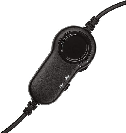 Logitech H151 Wired Headset, Stereo Headphones with Rotating Noise-Cancelling Microphone, 3.5 mm Audio Jack, In-Line Controls, PC/Mac/Laptop/Tablet/Smartphone
