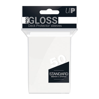 Ultra Pro White Deck Protectors. Standard Size. (50)