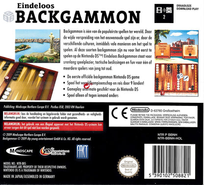 Eindeloos Backgammon, NDS (Nintendo DS