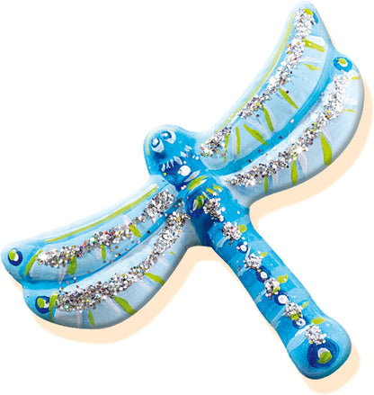 SES Creative 01131 Children's Butterfly Glitter Casting and Painting Set, for 5 years to 9 years , Black