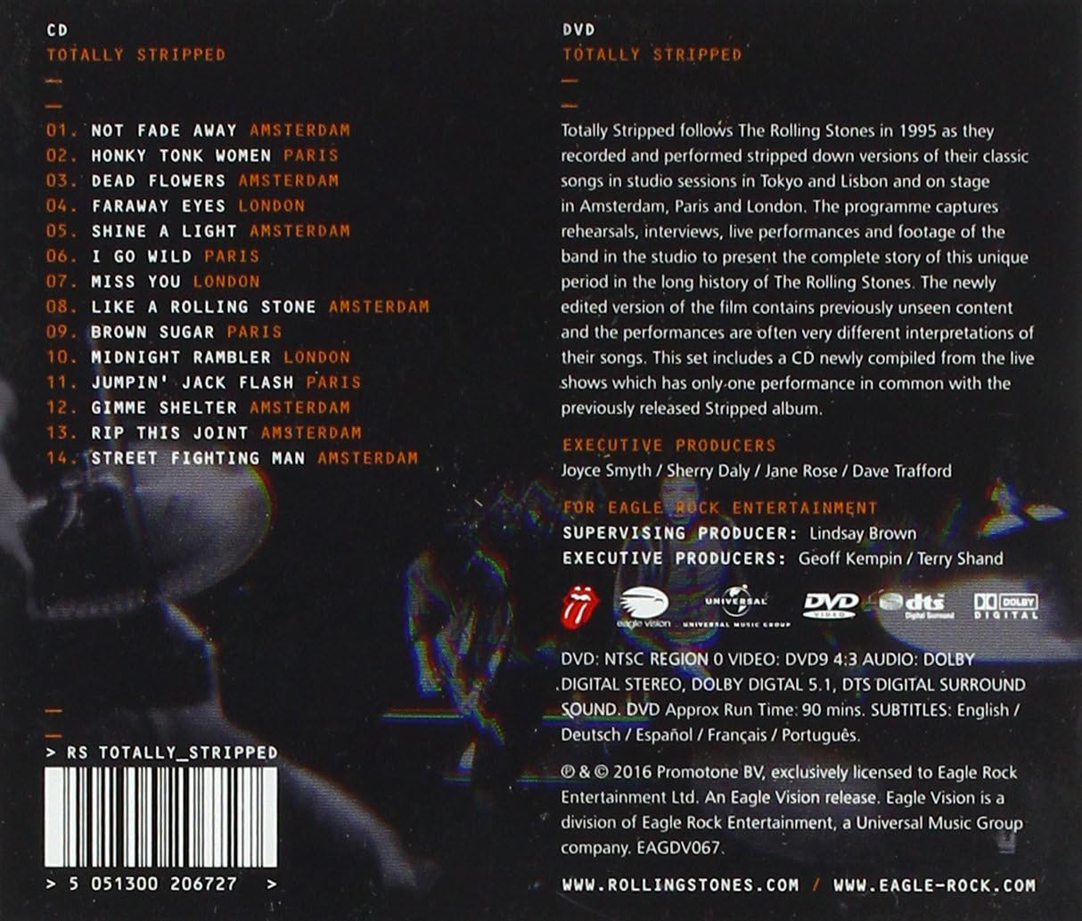 TOTALLY STRIPPED -CD+DVD