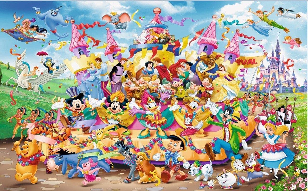 Ravensburger RVSB4 UK 19383 Disney All Other Carnival Multicha, 1000pc Jigsaw Puzzle, Multicoloured
