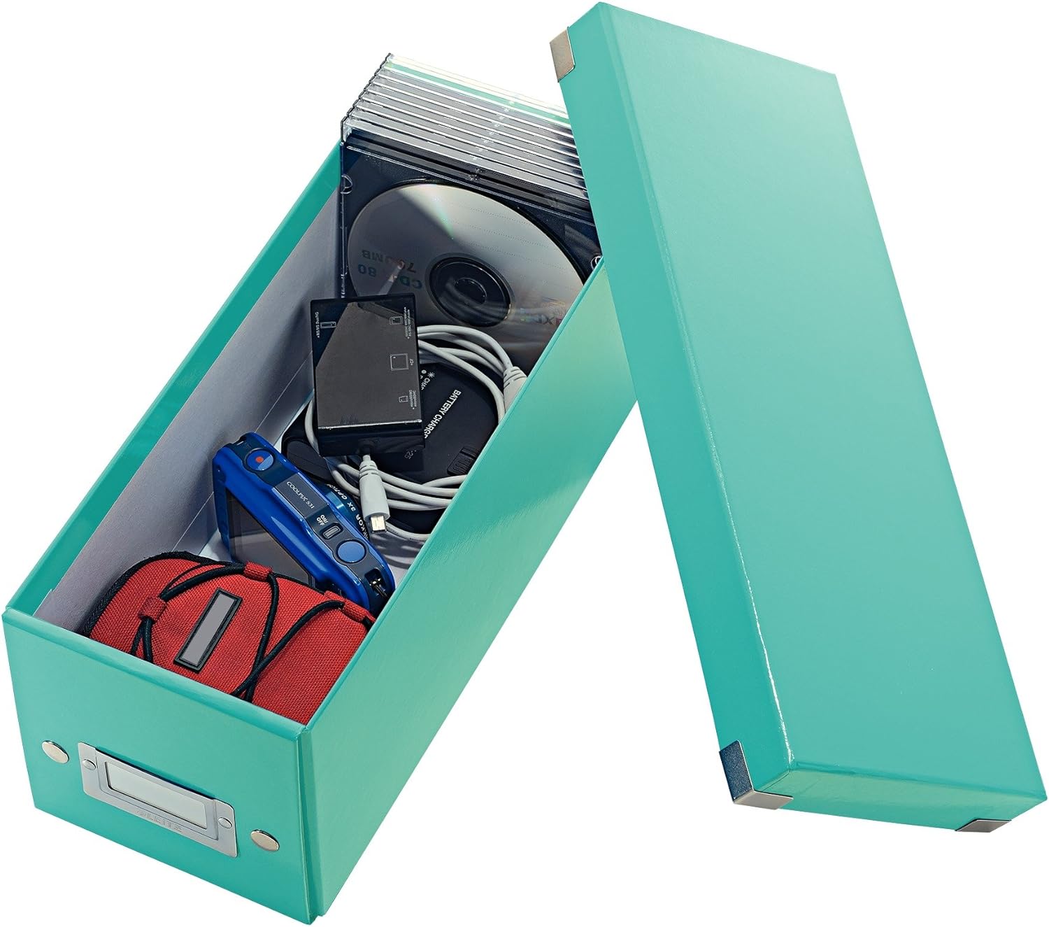 Leitz Storage Box, Ice blue, Click and Store Range, 60410051