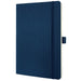 SIGEL CO327 Premium Notebook lined, A5, softcover, Blue - Conceptum
