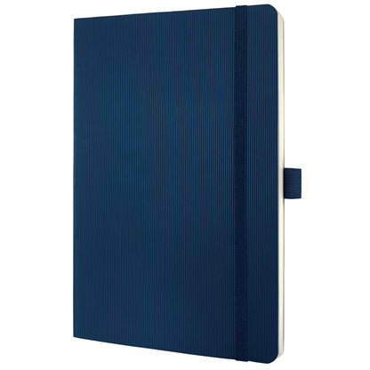 SIGEL CO327 Premium Notebook lined, A5, softcover, Blue - Conceptum