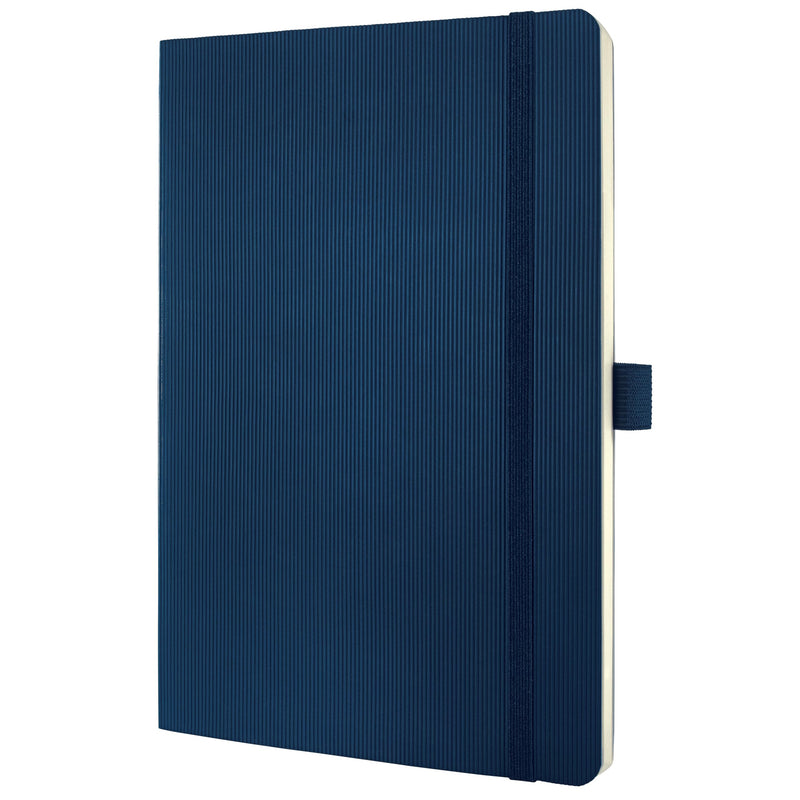 SIGEL CO327 Premium Notebook lined, A5, softcover, Blue - Conceptum