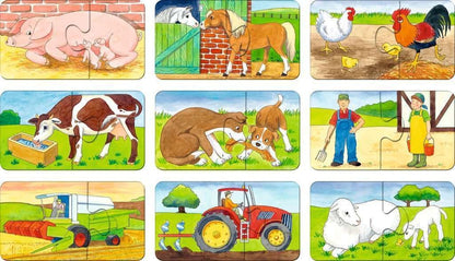 Op De Boerderij (9x2 Stukjes)