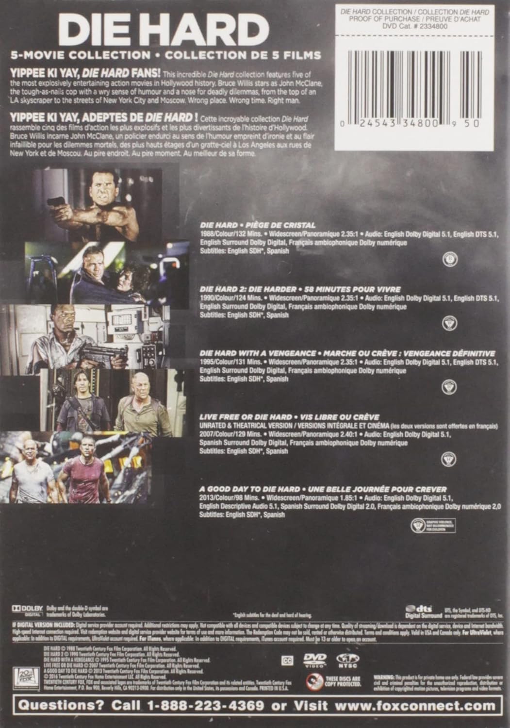Die Hard Movie Collection (Bilingual)