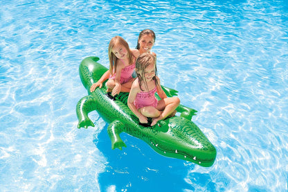 Intex Giant Gator Ride-On - Aufblasbarer Reittier - 203 x 114 cm