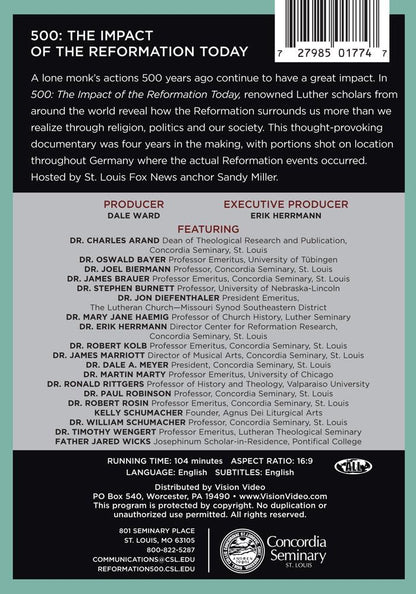 500: The Impact of the Reformation Today