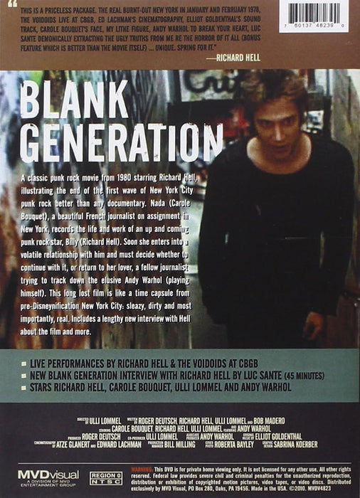 Richard Hell and the Voidoids: Blank Generation