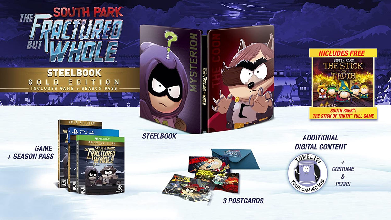 South Park: The Fractured But Whole SteelBook Gold Edition (Includes Season Pass subscription) - PlayStation 4 PlayStation 4 Gold