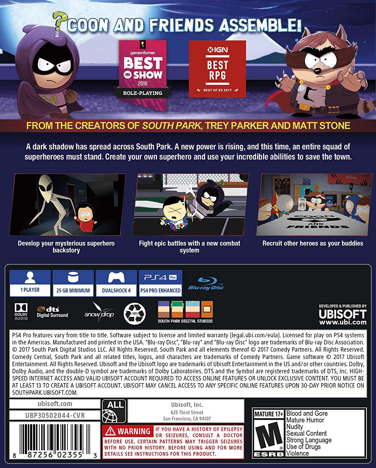 South Park: The Fractured But Whole SteelBook Gold Edition (Includes Season Pass subscription) - PlayStation 4 PlayStation 4 Gold