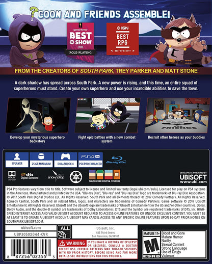 South Park: The Fractured But Whole SteelBook Gold Edition (Includes Season Pass subscription) - PlayStation 4 PlayStation 4 Gold