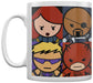 Pyramid International Marvel MG23623 Kawaii Characters mok, keramiek, meerkleurig