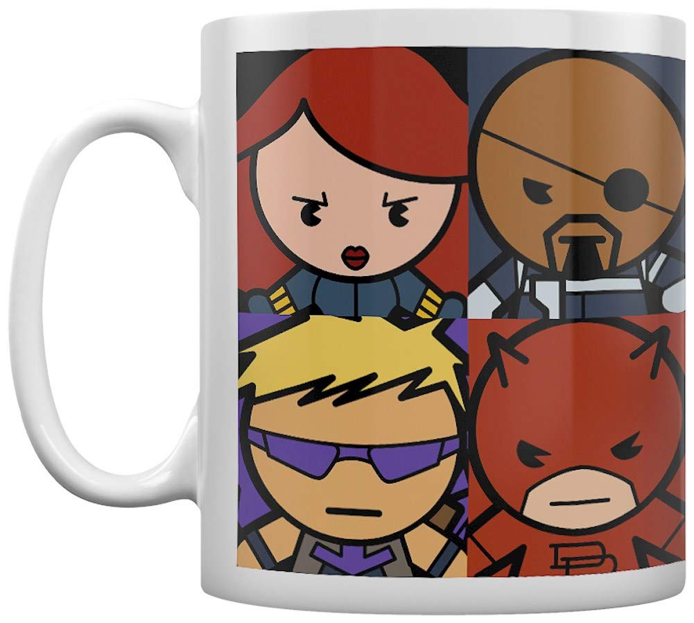 Pyramid International Marvel MG23623 Kawaii Characters mok, keramiek, meerkleurig