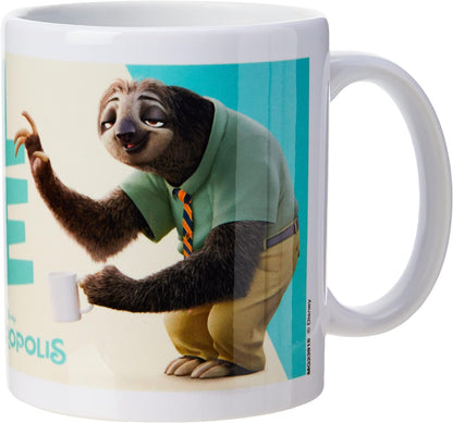 Zootropolis MG23918 Chill Dude Ceramic Mug, Multicoloured, 7.9x11x9.3 cm
