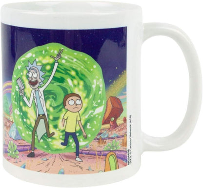 Rick and Morty Kaffeebecher Portal weiß, 1 Stück (1er Pack